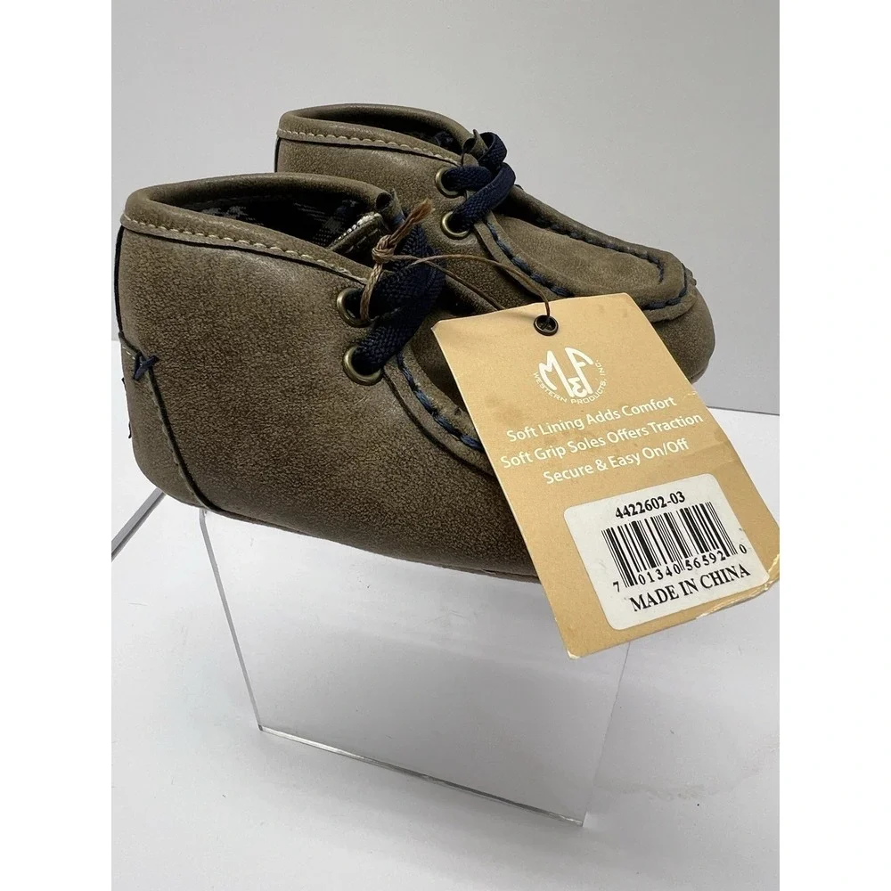 Baby Buckers Twister Infant Shoes Moc Western NWT READ‎